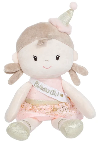 Thumbnail 1: Little Me Plush Birthday Girl Toy 