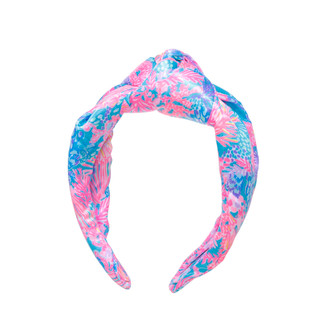 Thumbnail 1: LILLY PULITZER Wide Knotted Satin Headband 