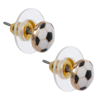 Thumbnail 2: Black Diamond 3 Pk World Cup Stud Earrings 