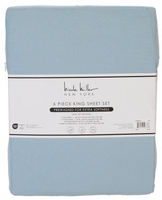 Thumbnail 2: Nicole Miller King Size 6 Pc Sheet Set 
