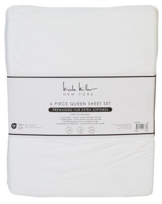 Thumbnail 2: Nicole Miller Queen Size 6 Pc Sheet Set 