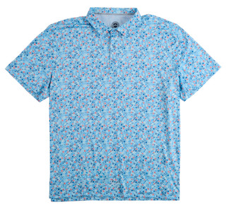 Thumbnail 1: FLAG & ANTHEM Men's Short Sleeve Print Polo 