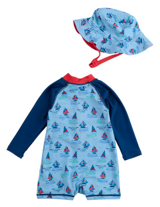 Thumbnail 2: Andy & Evan Baby Boys 2 Pc Swim Set 