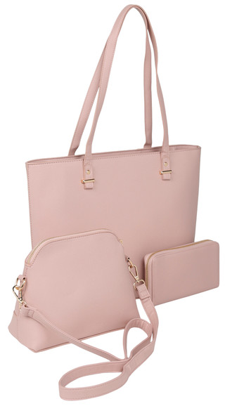 Thumbnail 3: London Fog 3 Pc Anita Saffiano Tote Set  