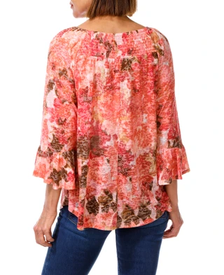 Thumbnail 2: Kate Park Women's Bell Sleeve Top  