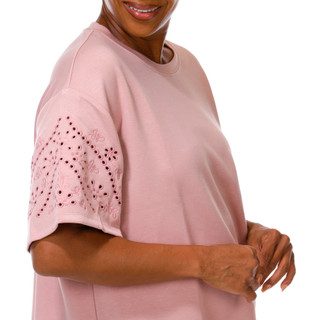 Thumbnail 3: MAGASCHONI Women's Plus Eyelet Sleeve Top  