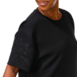 Thumbnail 4: MAGASCHONI Women's Plus Eyelet Sleeve Top  
