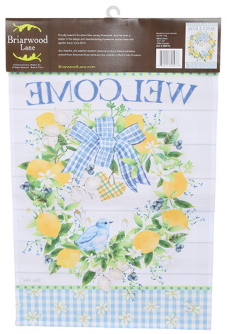 Thumbnail 2: BRIARWOOD 12x18 Premium Welcome Garden Flag 
