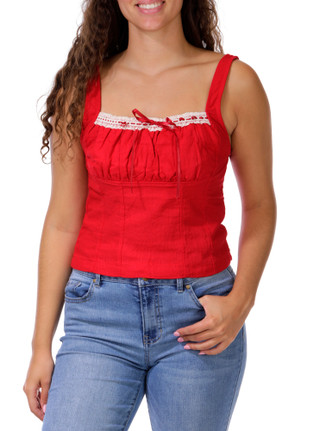 Thumbnail 1: Liberty Love Juniors Sleeves Smocked Top  
