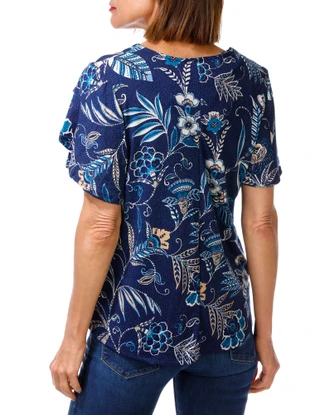 Thumbnail 2: Ava & Grace Women's Floral Print Top  