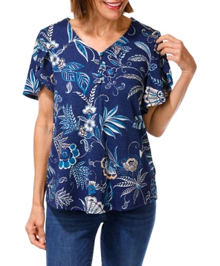Thumbnail 1: Ava & Grace Women's Floral Print Top  