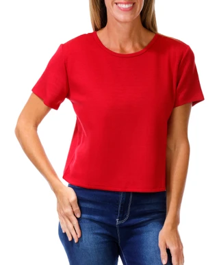 Thumbnail 1: Jessica Simpson Active Women's Active Soft Stretch Cutout Back Top 