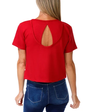 Thumbnail 2: Jessica Simpson Active Women's Active Soft Stretch Cutout Back Top 