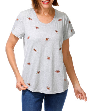 Thumbnail 1: Anneliese Women's Embroidered Football Top  
