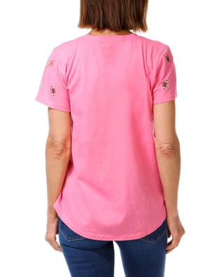 Thumbnail 2: Anneliese Women's Embroidered Football Top  