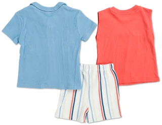 Thumbnail 2: Marvel Toddler Boys 3 Pc Shorts Set 