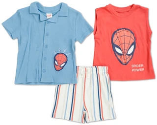 Thumbnail 1: Marvel Toddler Boys 3 Pc Shorts Set 