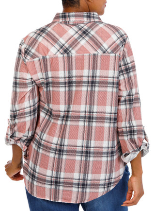Thumbnail 2: Love Potion Women's Plus Quarter Button Top  