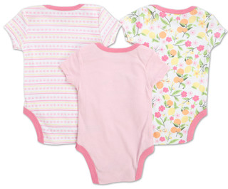 Thumbnail 2: Kyle & Deena Baby Girls 3 Pk Creepers  