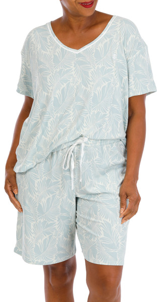 Thumbnail 1: IZOD Women's Plus 2 Pc Pajama Shorts Set  