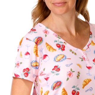 Thumbnail 2: JACLYN Women's Printed Nightgown  