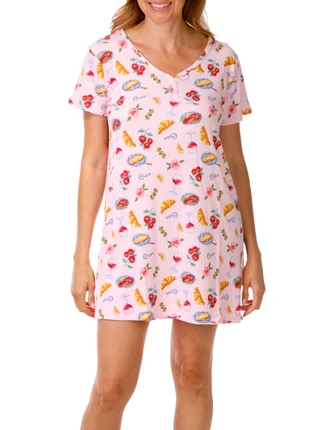 Thumbnail 1: JACLYN Women's Printed Nightgown  