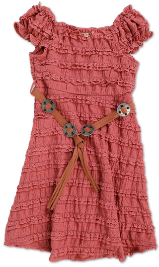 Thumbnail 1: Love Squared Girls Girls Solid Ruffle Dress  
