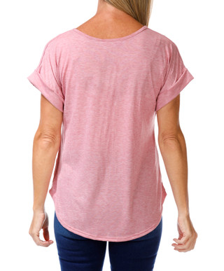 Thumbnail 2: SJS Women's Petite Studded Game On Football Cuff Sleeve Top 