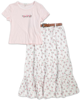 Thumbnail 1: No Comment Girls 2 Pc Skirt Set  