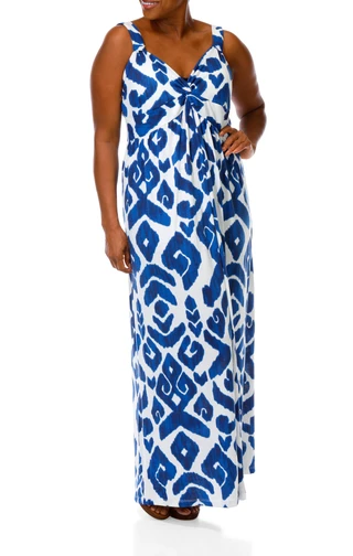 Thumbnail 1: HARLOW & ROSE Women's Plus Sleeveless Dress  