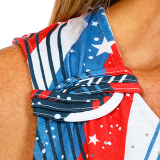 Thumbnail 3: Onque Women's Americana Sleeveless Top  