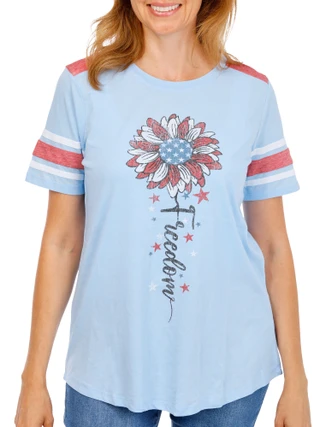 Thumbnail 1: Anneliese Women's Americana Graphic Tee  