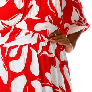 Thumbnail 4: HARLOW & ROSE Women's Plus Floral Dress 