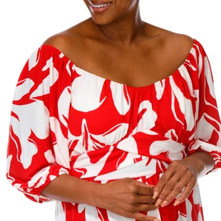 Thumbnail 5: HARLOW & ROSE Women's Plus Floral Dress 