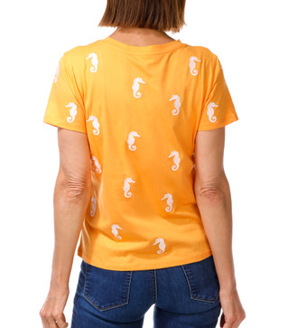 Thumbnail 2: Philosophy Women's Embroidered Seahorse Top  