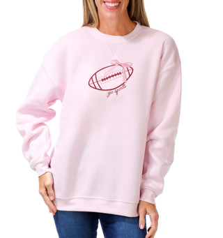 Thumbnail 1: No Comment Women's Go Sports Football Sweatshirt 