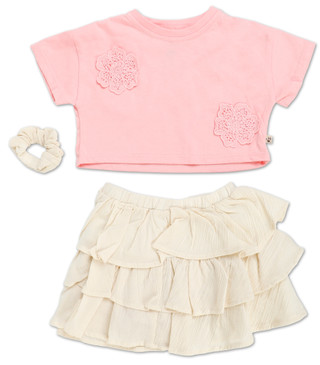 Thumbnail 1: BEARPAW Toddler Girls 3 Pc Skirt Set 