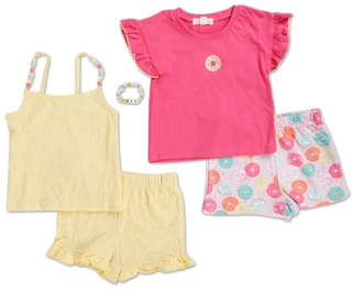Thumbnail 1: Young Hearts Girls 5 Pc Shorts Set  