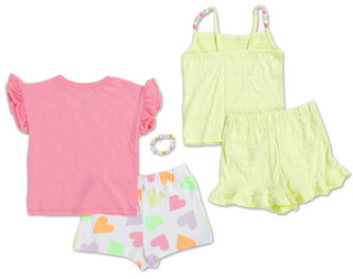 Thumbnail 2: Young Hearts Girls 5 Pc Shorts Set  