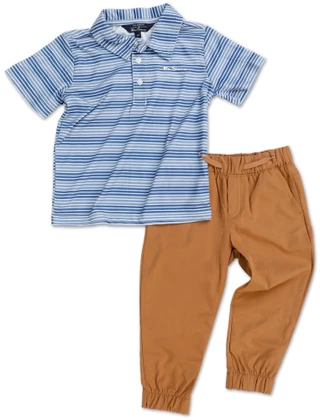 Thumbnail 1: Ben Sherman Toddler Boys 2 Pc Pants Set 
