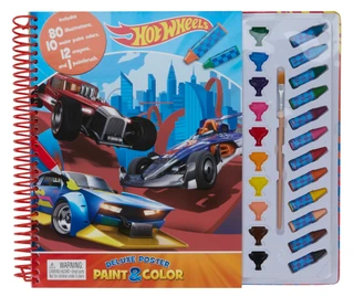 Thumbnail 1: Hot Wheels Paint & Color Deluxe Poster Book 