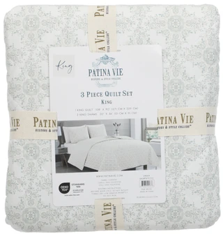 Thumbnail 1: PATINA VIE 3 Pc Quilt Set  
