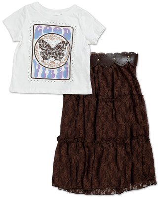 Thumbnail 1: Freestyle Girls 2 Pc Skirt Set 