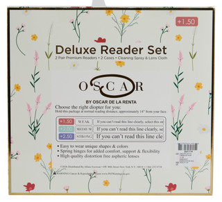 Thumbnail 2: OSCAR DE LA RENTA 5 Pk Deluxe Reader Glasses  