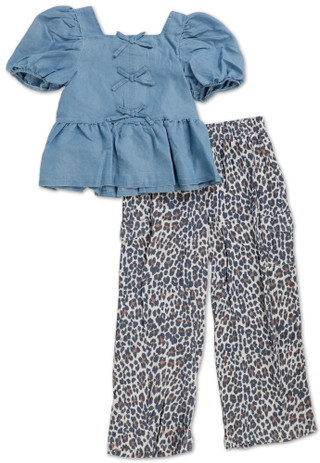 Thumbnail 1: Vince Camuto Girls 2 Pc Pants Set  
