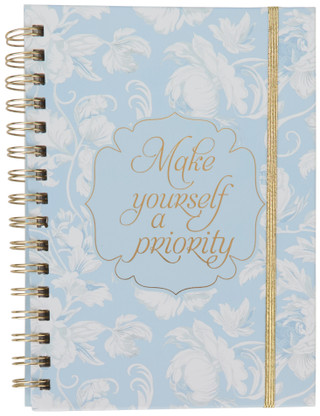 Thumbnail 3: PAPER STUDIO Make Yourself A Priority Spiral Notebook w/ Pen & Stickers 