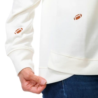 Thumbnail 3: Philosophy Women's Embroidered Football Long Sleeve Top 