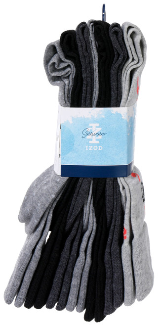 Thumbnail 3: IZOD Men's 7 Pk Crew Socks Set 
