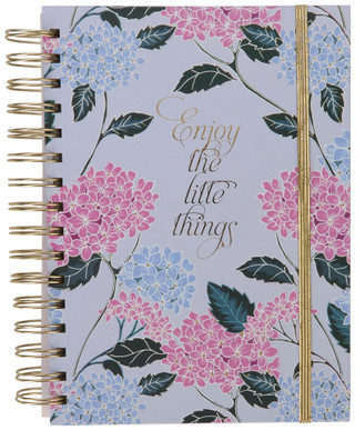 Thumbnail 2: PAPER STUDIO Floral Spiral Notebook w/ Pen & Stickers 