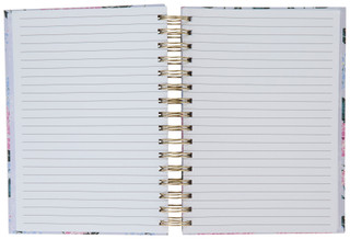Thumbnail 3: PAPER STUDIO Floral Spiral Notebook w/ Pen & Stickers 